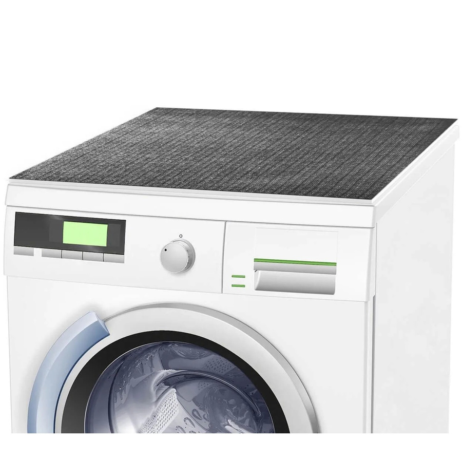 Bauheld Waschmaschinenauflage und Trocknerauflage in Metallic Silver/Grey B/T: 60 x 60 cm - Bild 2