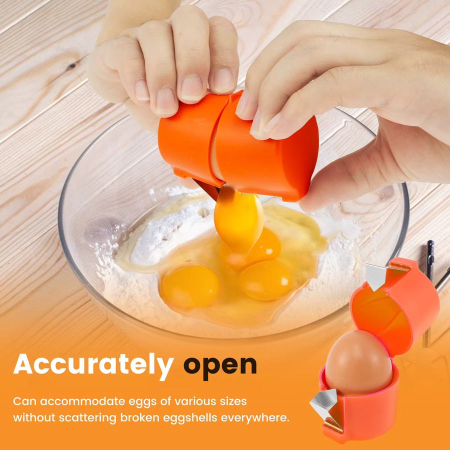 Willstar Ei Separator Set aus Kunststoff, 3er Pack Eier Trenner für die Küche zum Backen und Kochen - Bild 3