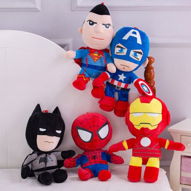 Hot Toys Marvel Spiderman Plüschtiere, 10-teiliges Set, bunt - Bild 1