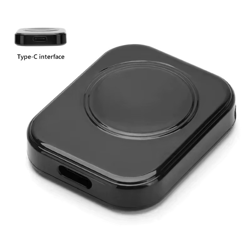 VIKEFON Magnetisches kabelloses Ladegerät für Apple Watch Serie 11 10 9 8 7 6 5 4 3 SE mit USB-C Anschluss in Schwarz - Bild 6