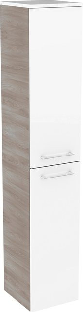Fackelmann Bad-Hochschrank Lima in Weiß mit Soft-Close-Türen, B/T/H: 30,5 x 32,0 x 160,5 cm - Bild 1