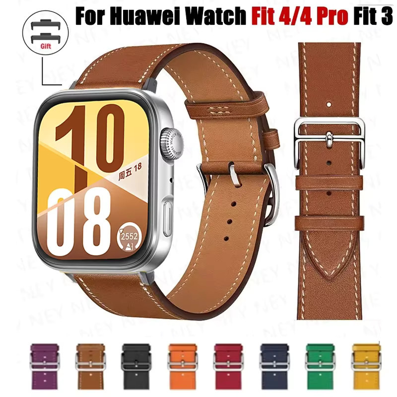 Uhrenarmband Leder, Huawei Watch Fit 4 Pro, Fit 3, Fit 4 - Bild 5
