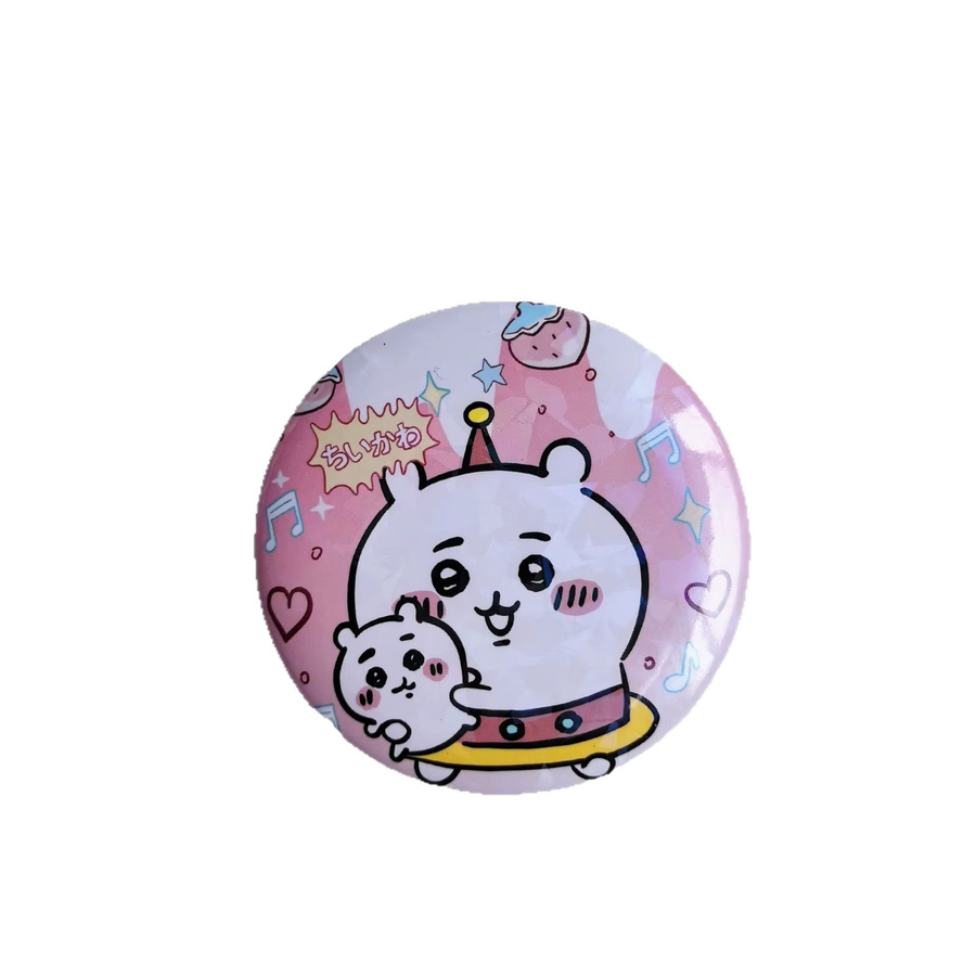 CKW Sammelbrosche, Laser-Holografisch, Anime-Hase, Metall, Unisex - Bild 2