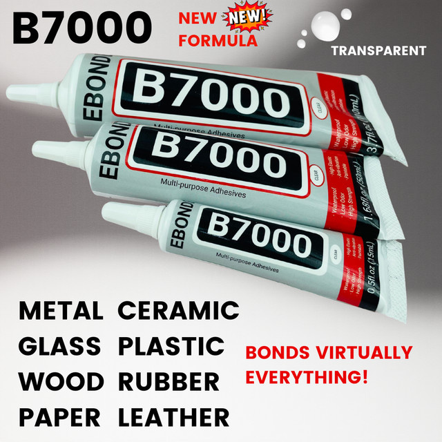 EBONDE B7000 Universalkleber transparent für Handy-Touchscreens, DIY-Reparaturen und Schmuck - Bild 1