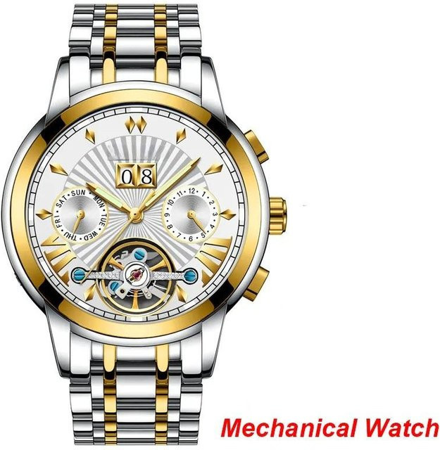 Wyttch Armbanduhr Automatik, Edelstahl, Grau, Herren - Bild 1