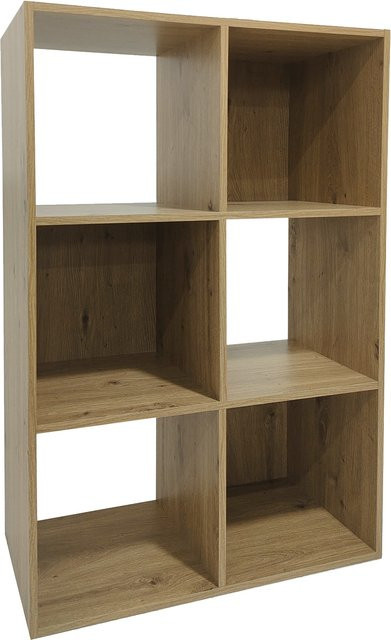 HTI-Living Regal Thekla in Artisaneiche, Farbe Braun, B: 60 cm, H: 90 cm - Bild 1