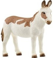 Schleich Farm World Amerikanischer Esel, gefleckt, Spielfigur - Bild 1