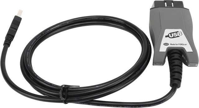 Koogeelife ELM327 Auto-Diagnosewerkzeugkabel für FORScan in Schwarz - Bild 1
