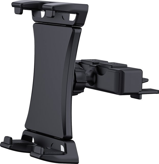 Xnyocn Universal-Autohalterung für CD-Player, Tablet- und Smartphone-Halterung für iPad Pro, Air und iPhone, Schwarz, 4–14 Zoll - Bild 1