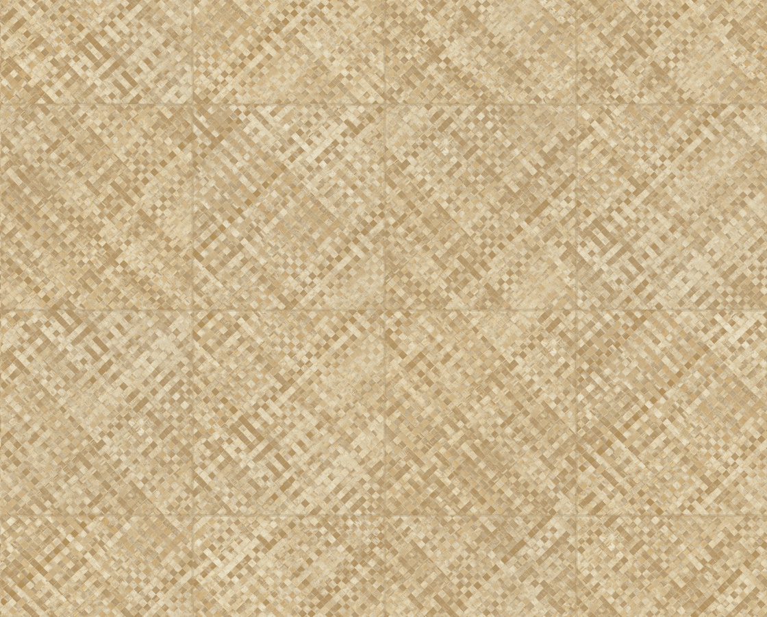 Élitis Tapete Buri VP 985 04 in Beige mit botanischem Natur-Design aus Vinyl - Bild 1