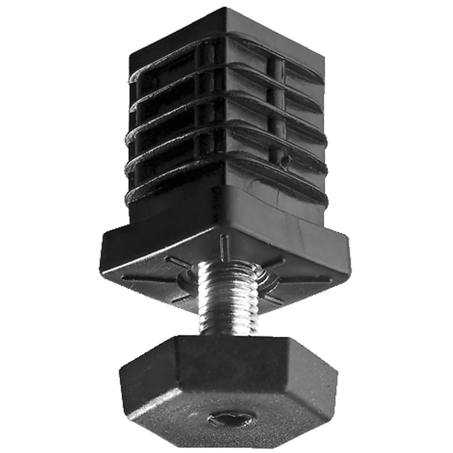 Hettich Tischbein-Abschlussstopfen in Schwarz B/T/H: 25 x 25 x 40 mm - Bild 2