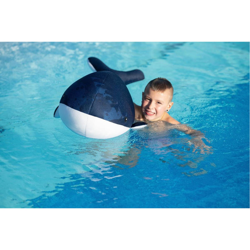 Westmann Pool Buddy Wal Sitzsack Schwimmtier blau Polyester - Bild 4