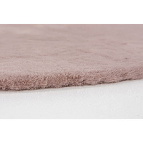 Schöner Wohnen Kollektion Kunstfellteppich Tender rund in Rosa, Durchmesser: 120 cm - Bild 2