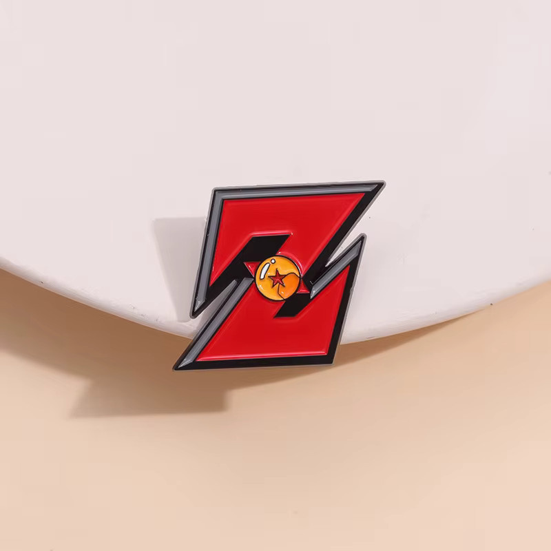 Dragon Ball Goku Buchstaben-Abzeichen, Rucksack-Dekoration - Bild 3