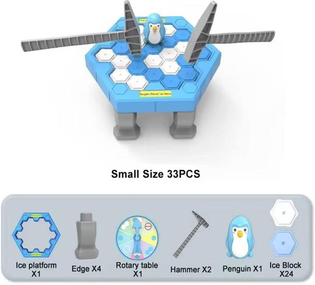 Linyi toy Pinguin Klopf-Eis, Puzzle, weiß, ab 3 Jahre - Bild 1