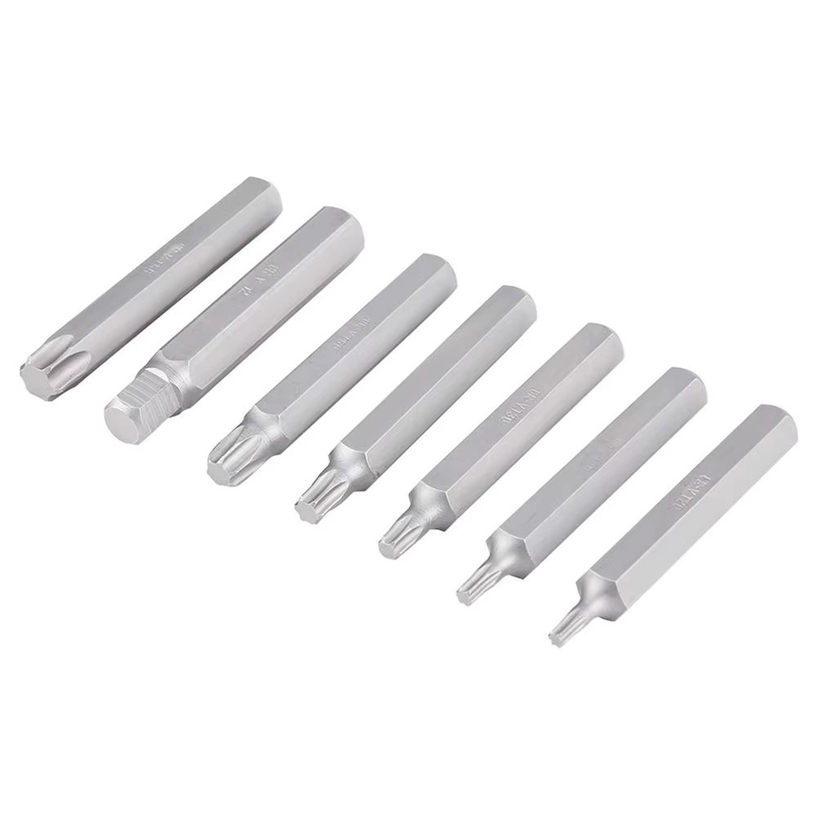 Podofo 40er Set Bit-Sortiment mit Stern-, Blumen-, Innensechskant-, Pflaumen- und Zwölfkant-Bits sowie Sechskant-Steckschlüsseln - Bild 4
