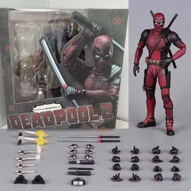 Yamaguchi Deadpool Actionfigur aus PVC in Rot, 16 cm hoch, als dekoratives Modell für Sammler - Bild 1