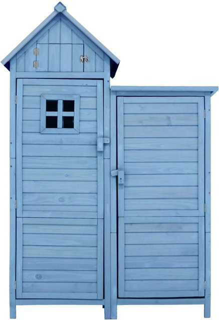 Merax Polsterbett mit Lift-up-Basis und USB-Ladeport in Grau und Blau, B/T/H: 90 x 190 cm - Bild 1