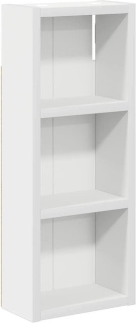 vidaXL Badezimmer-Wandschrank Weiß aus MDF mit Regalfach B: 20 cm, T: 10 cm, H: 50 cm - Bild 1