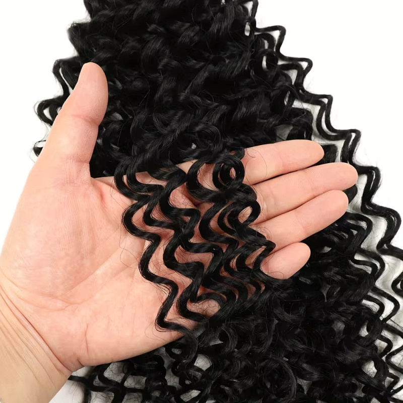 Booming Hair Haarextensions Jerry Curl Boho Zöpfe, 2 Stück - Bild 2