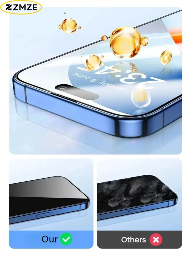 SnakeGlass HD Glas-Displayschutzfolie für iPhone 17 Pro Air 16 15 14 13 12 11 Pro Max XS XR transparent - Bild 5