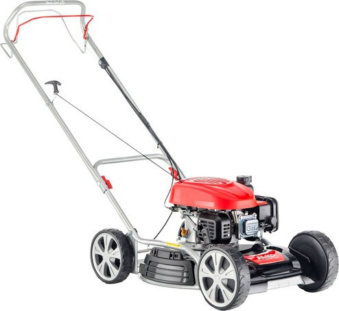 AL-KO Benzin-Rasenmäher in Rot und Silber mit 2,1 kW Leistung, Schnittbreite: 46 cm und Mulchkit - Bild 1