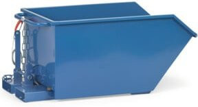 Fetra Kippbehälter 6250 aus Stahl in Blau mit einer Schüttkantenhöhe von 75,6 cm - Bild 1