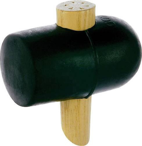 Peddinghaus Gummihammer Schwarz mit Holzgriff 1090g - Bild 1
