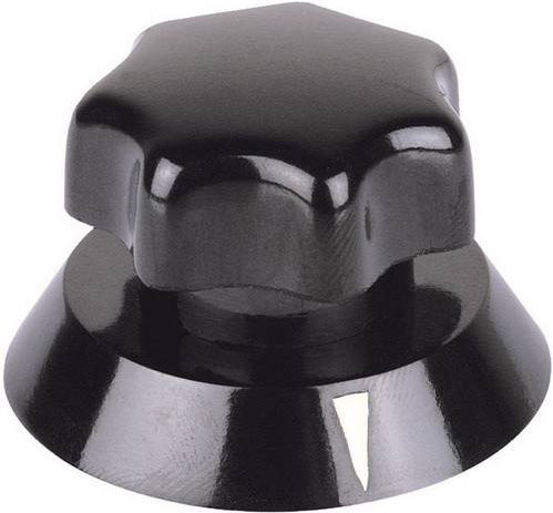 Mentor Drehknopf mit Zeiger Schwarz Ø 21 mm x H 16 mm - Bild 1