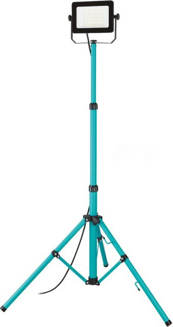 Eglo Avelar LED-Strahler Schwarz-Türkis, höhenverstellbar, IP65, Höhe: 180 cm, Breite: 68,5 cm - Bild 1