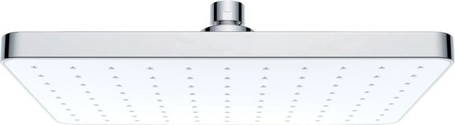 Wenko Regenduschkopf Automatic Cleaning in Chrom, quadratisch, Durchmesser: 17 cm - Bild 1