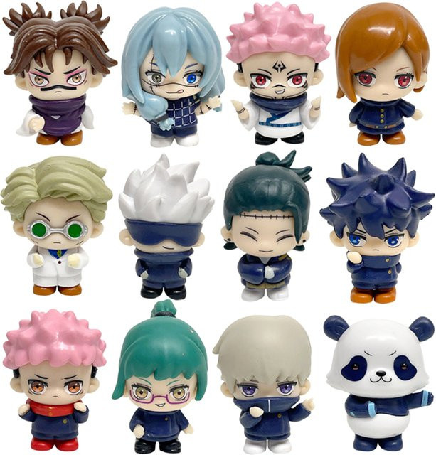 Bandai Zauberkampf Q-Edition Handheld-Stehfiguren, 6-teiliges Set - Bild 1
