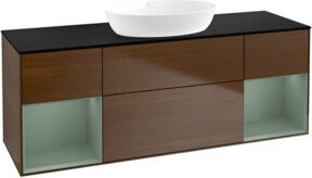 V&B Waschtischunterschrank Finion in Platinblau lackiert, Breite: 160 cm, Tiefe: 50,1 cm, Höhe: 50,1 cm - Bild 1