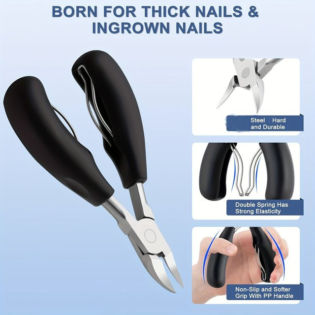 Ouriner Nagelknipser, Schwarz, Unisex - Bild 1