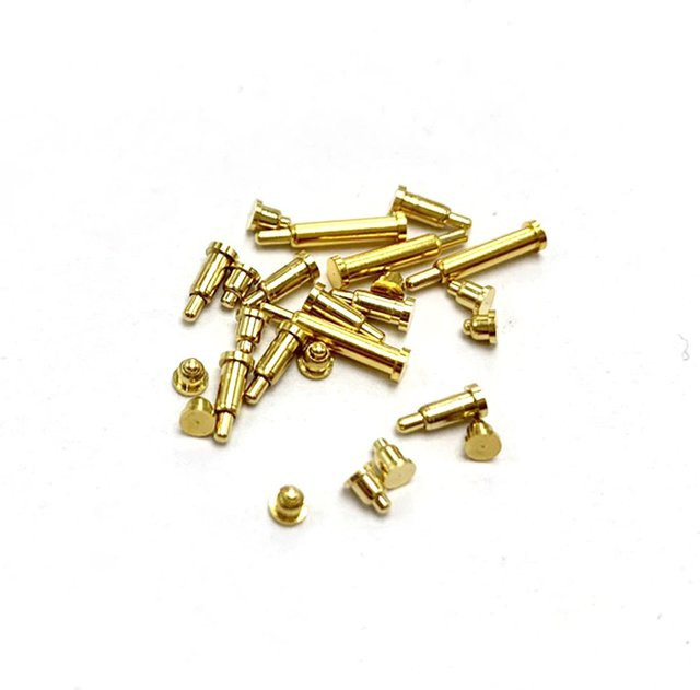 100 Stück Pogo-Pin-Verbinder WCLDDCH SMD Federkontakte in Gold für PCB Testsonde - Bild 1