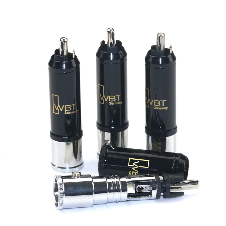 WBT Flaggschiff WBT-0152Ag RCA-HiFi-Lautsprecher Signalkabel mit versilberten Lotus-Steckern und 10,8 mm Anschlussöffnung - Bild 3