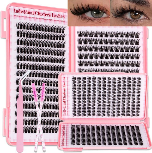 ISEEN Wispy Wimpernbüschel Einzelwimpern, Unisex - Bild 1
