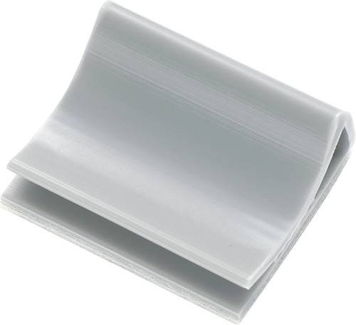 TRU Components FCC-28 Befestigungssockel 1572128 für Flachbandkabel in Hellgrau - Bild 1