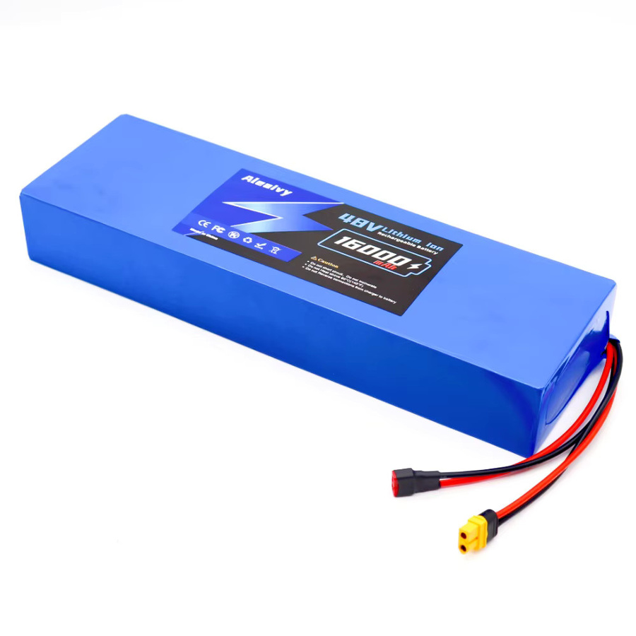 Aleaivy Li-Ionen-Akku für Kugoo M4, M4Pro und MaxSpeed Serien, 48V 13S4P, 10-20Ah, mit integriertem 30A BMS, Blau - Bild 4