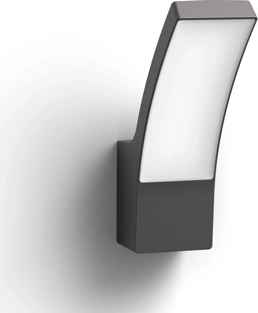 Philips Splay LED-Außenwandleuchte in Anthrazit mit warmweißem Licht (2.700 K) - Bild 1