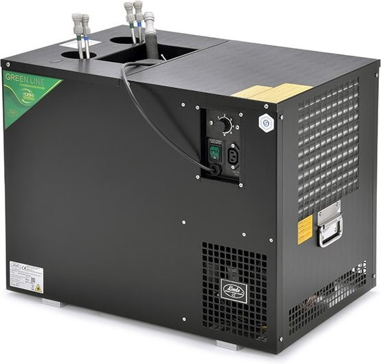 Green Line Bierzapfanlage AS-110 Untertheke in Schwarz mit 2-Leitungen, Durchlaufkühler und Nasskühler aus Metall - Bild 1