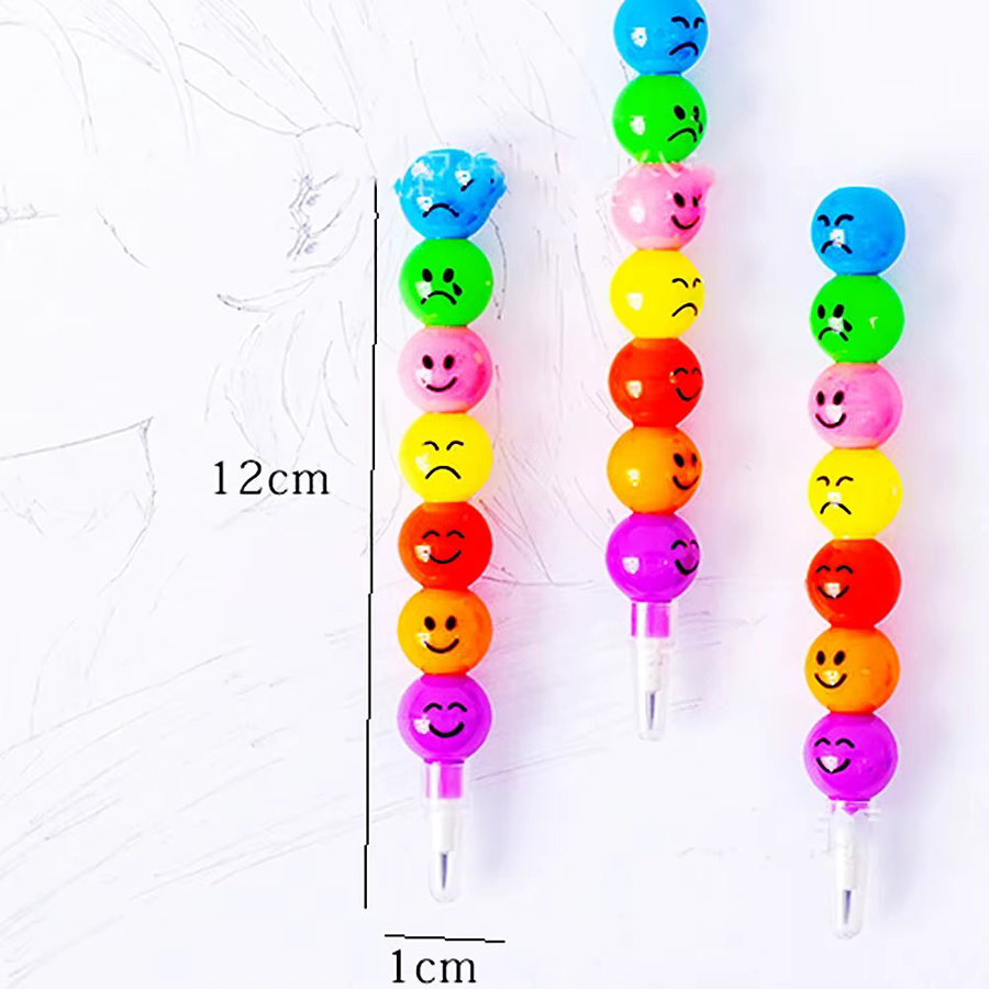 JKJK Lollipop-Baustein-Bleistifte, bunte Graffiti-Stifte, 10-teiliges Set - Bild 2