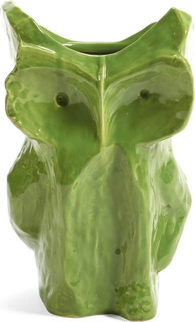 Serax Eule After Midnight Vase in Grün mit Eulenform für Schnittblumen - Bild 1