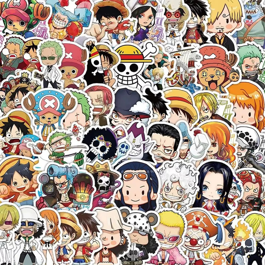 Bandai One Piece Anime Aufkleber, 55-teiliges Set - Bild 2
