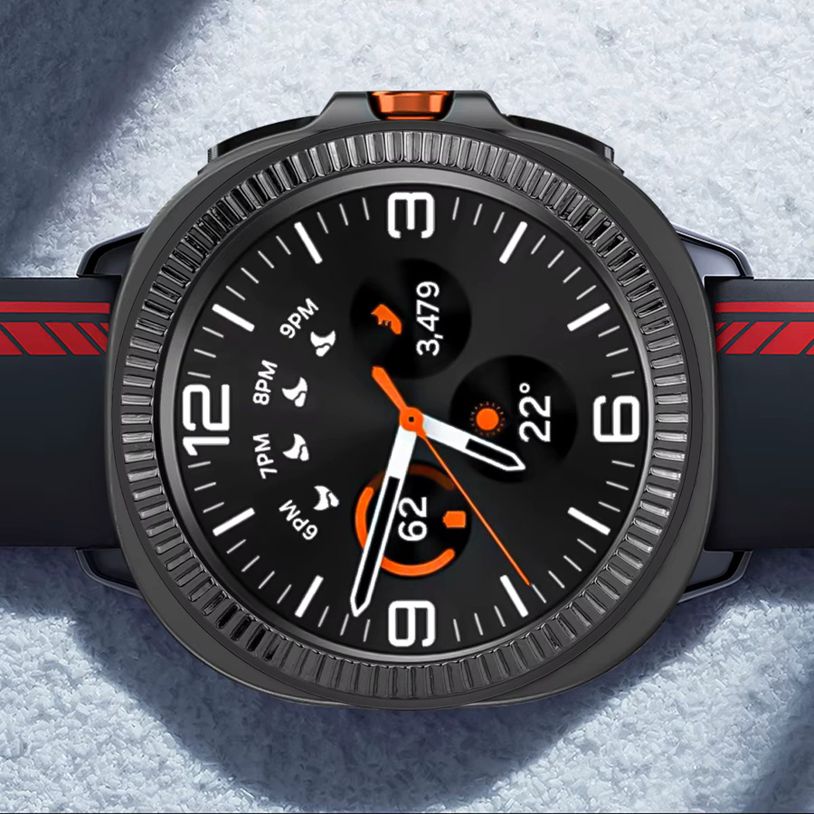 CAOWTAN PC-Uhrenlünette für Samsung Galaxy Watch 8, klassischer Ersatzrahmen als Gehäuseabdeckung und schützender Ring für deine Smartwatch - Bild 1