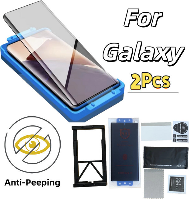 Datenschutz-Displayschutzfolie für die Galaxy-Serie, 2er-Pack, transparent - Bild 1
