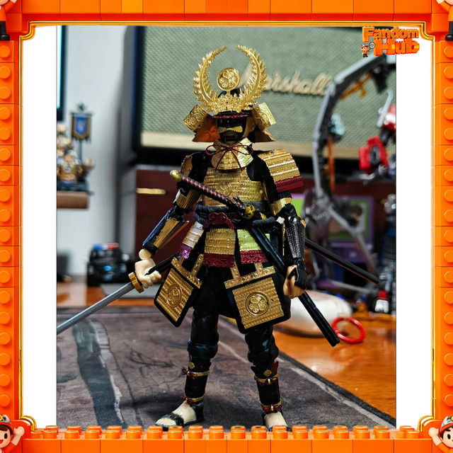 Bandai 3D-Metallmodellbausatz Samurai Armor Tokugawa Ieyasu und Oda Nobunaga in Multicolor - Bild 1