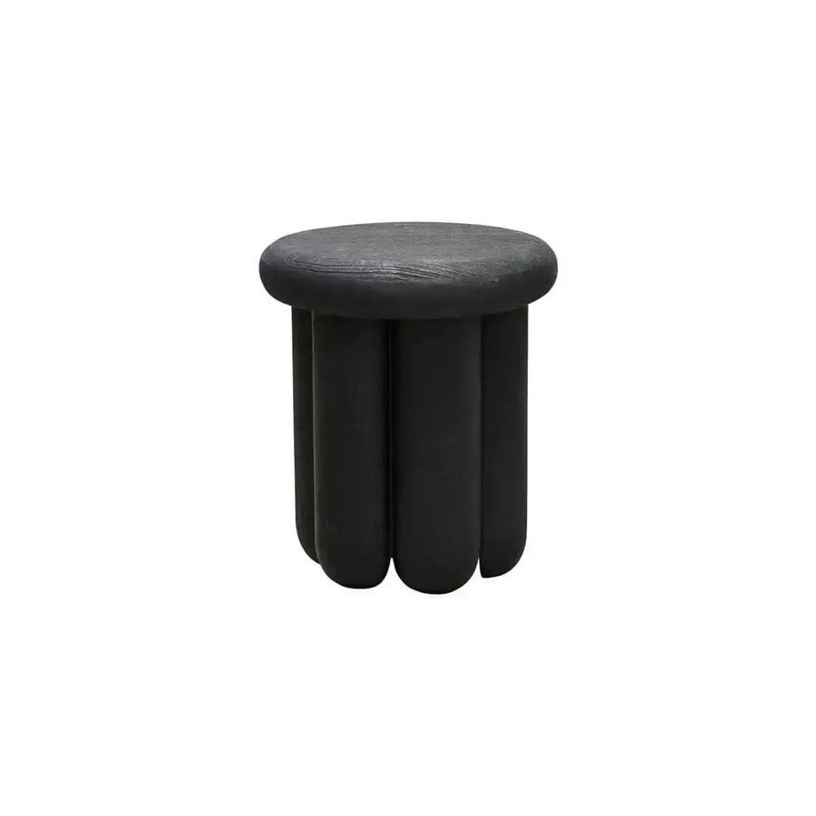 House Doctor Beistelltisch Phant aus Holz in Schwarz Matt - Bild 1