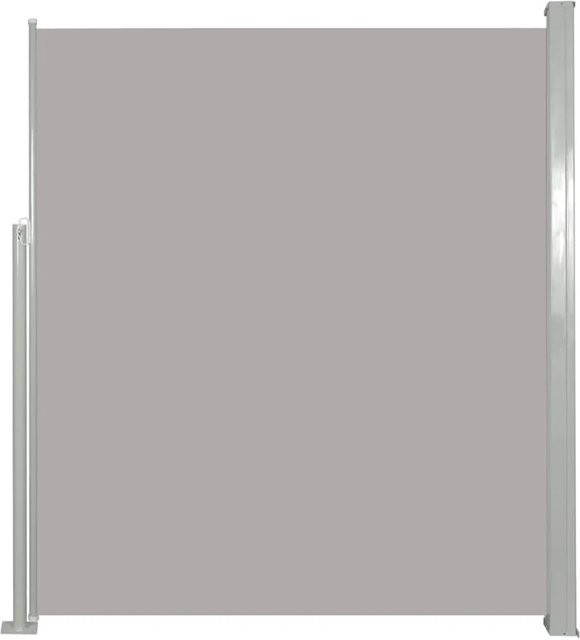 Furnicato Ausziehbare Seitenmarkise aus Polyester in Grau, B: 300 cm, H: 170 cm - Bild 1