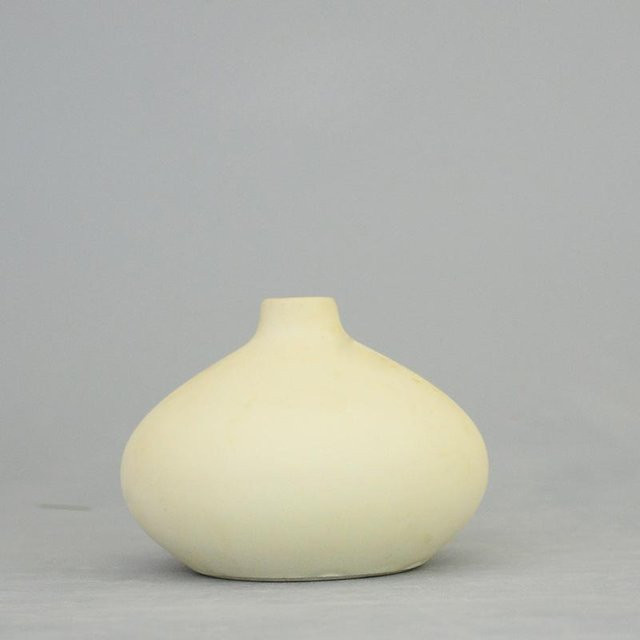 Yiran Furniture Nordische Keramik Vase in Matt-Optik für Blumenarrangements und Trockenblumen, beige - Bild 1